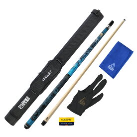 【送料無料】ビリヤード キュー CUESOUL 四神獣 玄武 58 インチ 19 オンス プール キュー スティック、13mm チップ、4色