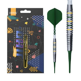 【送料無料】CUESOUL JIHO 'D3' 20g 21g 23g 25g 90% タングステン鋼含み ソフトチップ ダーツセット ROST T19 2 色 一体型フライト