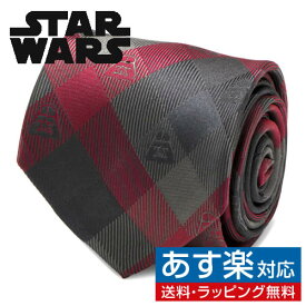 Star Wars スターウォーズ ダース ベイダー レッド プレイド ネクタイアクセサリー メンズジュエリー ジュエリーギフト プレゼント お祝い 結婚式 礼服 結婚式 冠婚葬祭 ビジネス スーツ メンズ 男性 彼氏 夫 新生活 父の日 バレンタイン