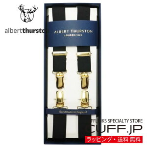 �m�A���o�[�g�T�[�X�g�����K�A���㗝�X���i�n ALBERT THURSTON �A���o�[�g�T�[�X�g�� �T�X�y���_�[ ELASTIC �u���b�N �S�[���h�M�t�g �v���[���g ���j�� ������ �畞 �������� �r�W�l�X �X�[�c �j