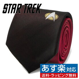 Star Trek スタートレック TNG シールド レッド オンブレ ネクタイアクセサリー メンズジュエリー ジュエリーギフト プレゼント お祝い 結婚式 礼服 結婚式 冠婚葬祭 ビジネス スーツ メンズ 男性 彼氏 夫 新生活 父の日 バレンタイン