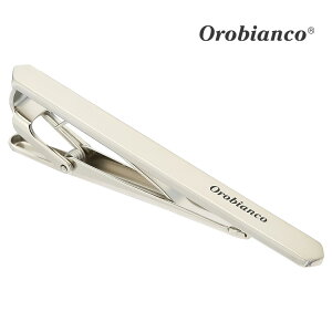 【Orobianco】オロビアンコロゴタイピン可愛い ネクタイピン 結婚式 卒業式 就活 プレゼント 就職祝い 葬式 タイピン シンプル アクセサリー メンズ フォーマル 男性 礼服 喪服 スーツ アクセ