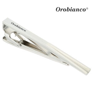 【Orobianco】レクタングルハーフストライプタイピン可愛い ネクタイピン 結婚式 卒業式 就活 プレゼント 就職祝い 葬式 タイピン シンプル アクセサリー メンズ フォーマル 男性 礼服 喪服 ス