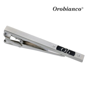 【Orobianco】ビスモチーフObタイピン ブラック可愛い ネクタイピン 結婚式 卒業式 就活 プレゼント 就職祝い 葬式 タイピン シンプル アクセサリー メンズ フォーマル 男性 礼服 喪服 スーツ