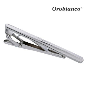 【Orobianco】ヘキサゴンプレートロゴタイピン可愛い ネクタイピン 結婚式 卒業式 就活 プレゼント 就職祝い 葬式 タイピン シンプル アクセサリー メンズ フォーマル 男性 礼服 喪服 スーツ