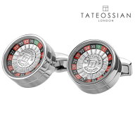 【TATEOSSIAN】ルーレットカフスカフス ボタン カフスボタン 可愛い 結婚式 プレゼント 就職祝い 葬式 シ…