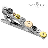 【TATEOSSIAN】ギアタイピン可愛い ネクタイピン 結婚式 卒業式 就活 プレゼント 就職祝い 葬式 タイピン…