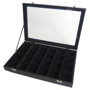 収納ボックス ふた付き おしゃれ 全3種 並べた満足感満点!メンズ アクセサリーケース 収納ケース コレクションボックス カフスケース タイピンケース ジュエリーケース ジュエリーボックス