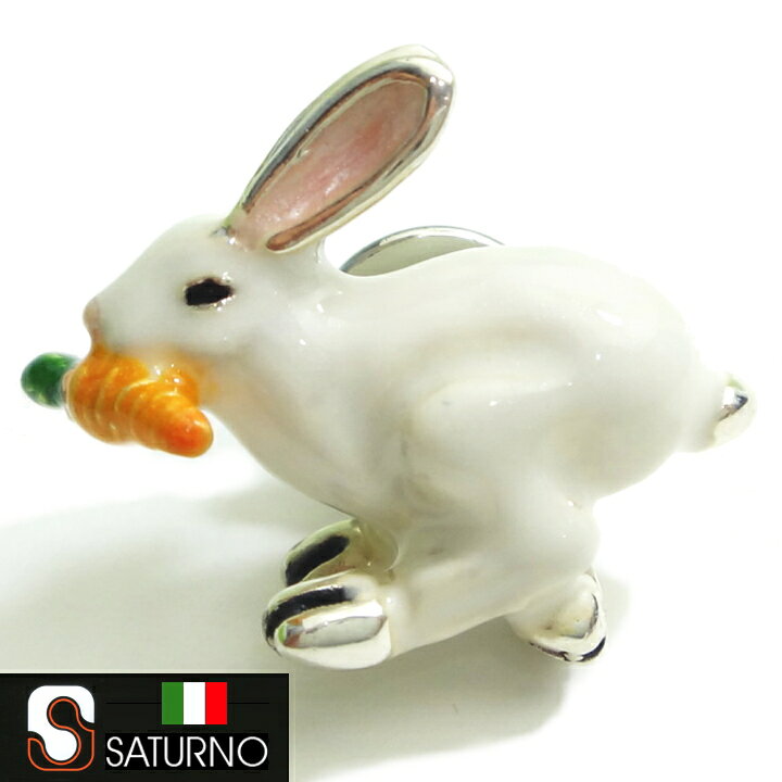 楽天市場】SATURNO サツルノ ラペルピン うさぎ ウサギ 兎 白色 