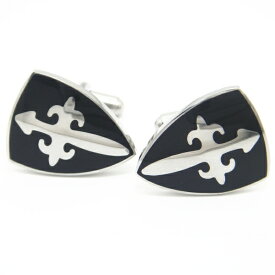 【楽天1位】 ブラック クロス シールド カフス カフスボタン カフリンクス cufflinks cuffs メンズ 男性 スーツアクセサリー専門店 父の日 ギフトにも 誕生日 プレゼント プチギフト おしゃれ カフスマニア