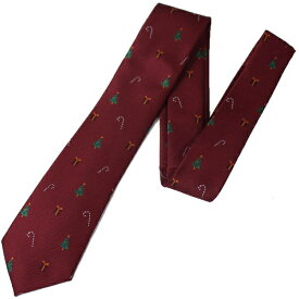 ネクタイ クリスマス ワクワクが止まらないクリスマスのジャガード織り スーツアクセサリー専門店 誕生日 プレゼント プチギフト おしゃれ カフスマニア