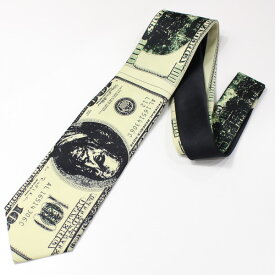 おもしろ ネクタイ おしゃれ 面白 100ドル紙幣のユニーク おもしろ 面白 面白い ネクタイ スーツアクセサリー専門店 パーティー グッズ コスプレにも カフスマニア