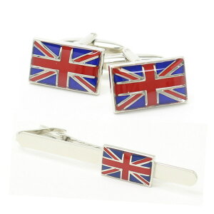 送料無料 イギリス国旗 ユニオンジャック カフス タイピンセット カフス 誕生日 贈り物 プチギフト ユニーク おもしろ 面白 面白い お揃い セット スーツアクセサリー専門店 誕生日 プレゼ