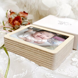 お好きな写真で作る フォトブロック・サヴォン【 木製 フォトブロック 】アクリル オリジナル 写真立て プレゼント 赤ちゃん 敬老の日 ギフト プレゼント フォトパネル お祝い 名入れ ナチュラル おしゃれ インテリア 母の日 父の日