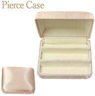 ピアスケース 携帯用 ミニ サテン アイボリー トラベラー JEWELRY CASE BOX ボックス 宝石箱 旅行 小型 …