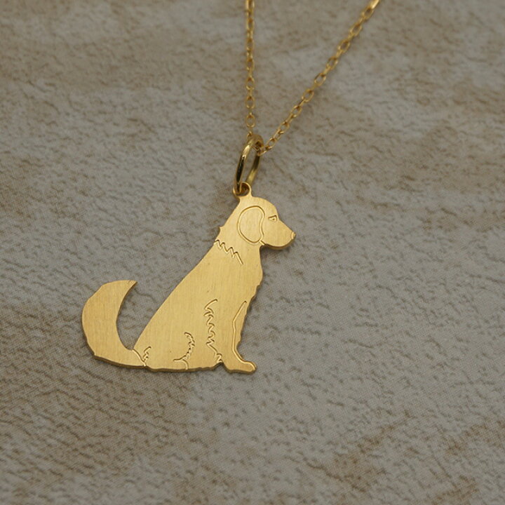 楽天市場】【刻印可】K18チャーム my sweet dog ペンダントトップ K18  