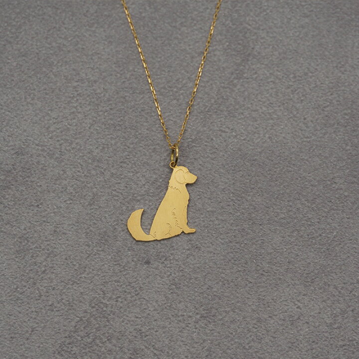 楽天市場】【刻印可】K18チャーム my sweet dog ペンダントトップ K18  