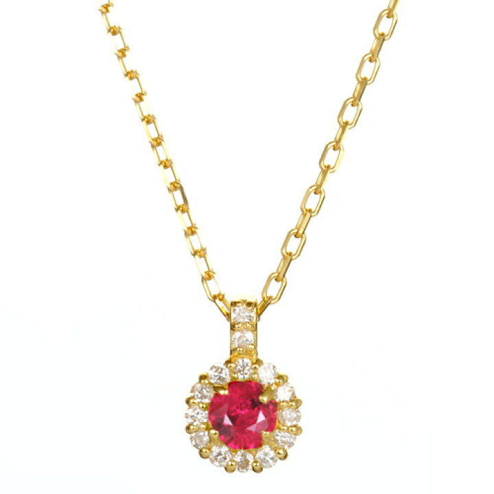 楽天市場】誕生石 ネックレス K18 cheer ネックレス K18 18金 18k 