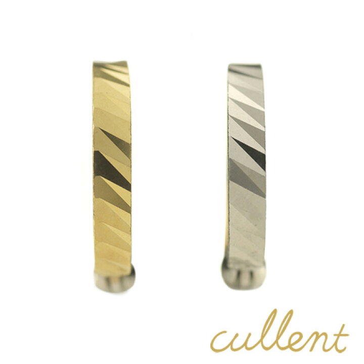 楽天市場】K18 コンビ イヤリング strain ピアリング 18金 18k  