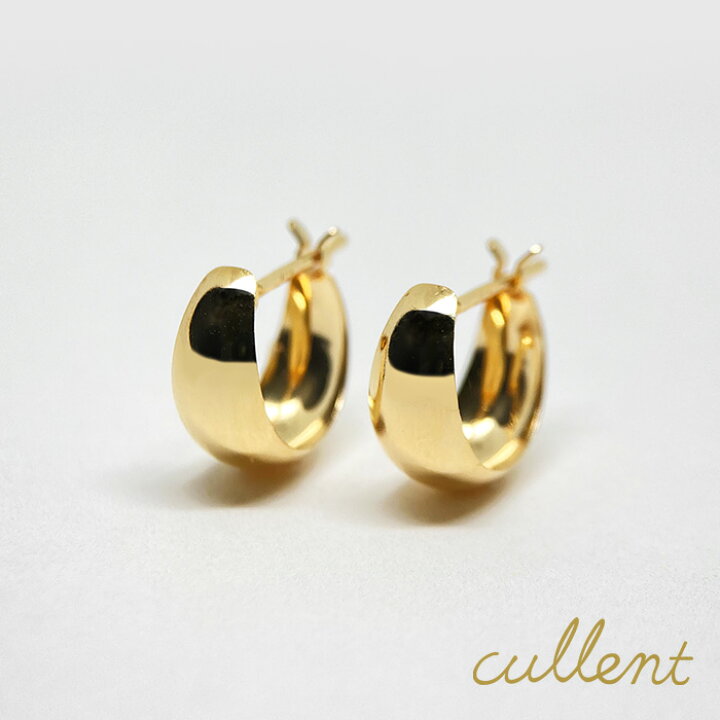 楽天市場】K18 ピアス Moon-shape 5mm_10mm K18 18金 18k ゴールド 月 
