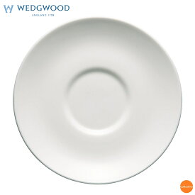 ウェッジウッド　ホワイトコノート　3330　スープソーサー　16.5cm　RUE-E6[関連：WEDGWOOD イギリス ブランド 食器 磁器 カップソーサー ホテル カフェ レストラン]