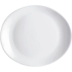 アルコロック エボリューション ホワイト ステーキプレート L2811 30cmx26cm REV-10【SALE】[関連:ARC フランス ブランド 業務用 食器 食器洗浄機対応 電子レンジ対応 全面強化ガラス プレ