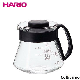 ハリオ　V60レンジサーバー　XVD-36B　（1～3杯用）　FLV-01[関連：HARIO 業務用 喫茶用品 コーヒー用品 珈琲 電子レンジ対応 サーバー デカンタ ガラスポット]