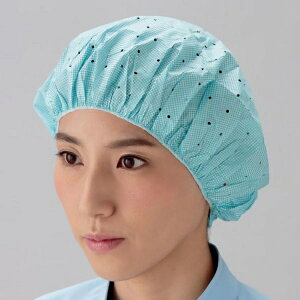 つくつく帽子 電石不織布 EL-102 ブルー L 長髪用深型 100枚入 SBU-25[関連:日本メディカルプロダクツ 業務用 ユニフォーム 帯電帽 男女兼用 衛生キャップ 電石帽 帯電帽 作業帽 外食