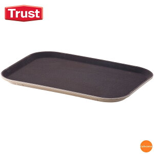 トラスト 角型 ノンスリップ フードサービストレー GRP グラスファイバー製 455×365mm ENV-35[関連:Trust 業務用 サービス用品 トレー お盆 ノンスリップトレイ サービストレー カフェ