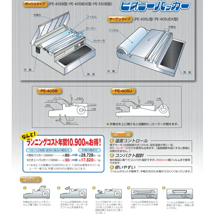 楽天市場】18-8 ピオニー ポリパッカー PE-405U DX型 XPT-18[関連 