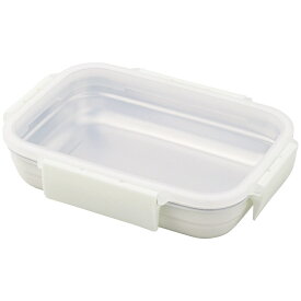 ククナ　MEAL BOX　ステンレス保存容器　0.92L　KKN-MO92WH［関連：アピデ KUKUNA KITCHEN 保存容器 シール容器 シールウェア 調理容器 弁当箱 ホワイト おしゃれ］