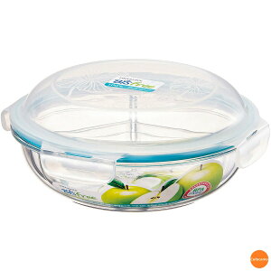 ロック&ロック ビスフリー テーブルトップコンテナー ラウンドドーム型 中子付 LBF671C 0.92L ALL-26[関連:LOCK&LOCK レンジ対応 食器洗浄機対応 食品 保存容器 スタッキング 収納 コン