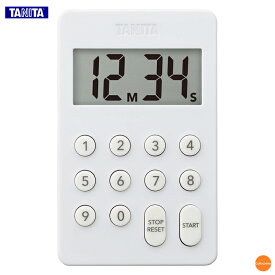 タニタ　デジタルタイマー　100分計　TD-415 WH　ホワイト　BTI-59[関連：TANITA 調理小物 キッチングッズ キッチンタイマー]