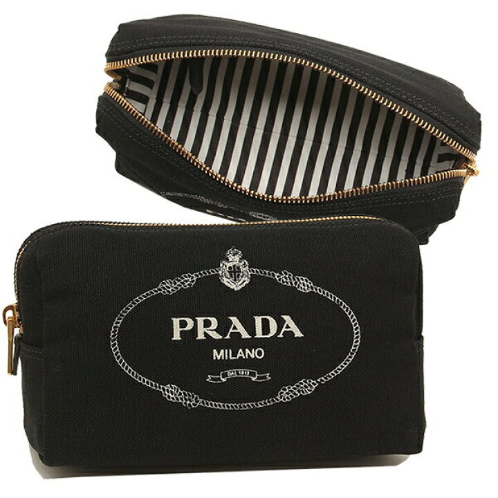 楽天市場】プラダ ポーチ カナパロゴ レディース PRADA 1NA693 20L 