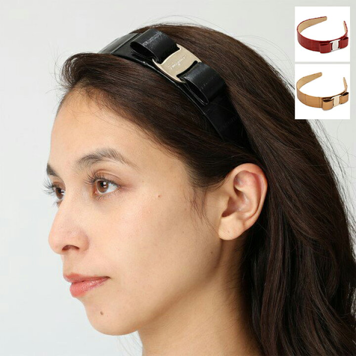 楽天市場】FERRAGAMO フェラガモ カチューシャ ヘアアクセサリー VARA 