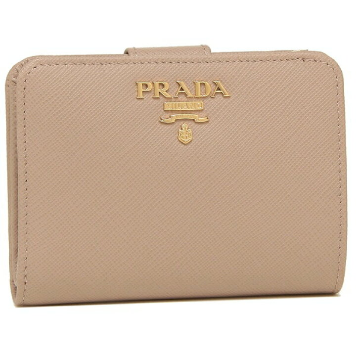 楽天市場】プラダ 二つ折り財布 財布 サフィアーノレディース PRADA  