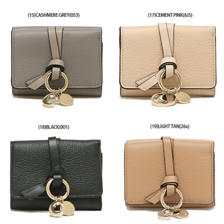 楽天市場】CHLOE クロエ 三つ折り財布 ALPHABET アルファベット 