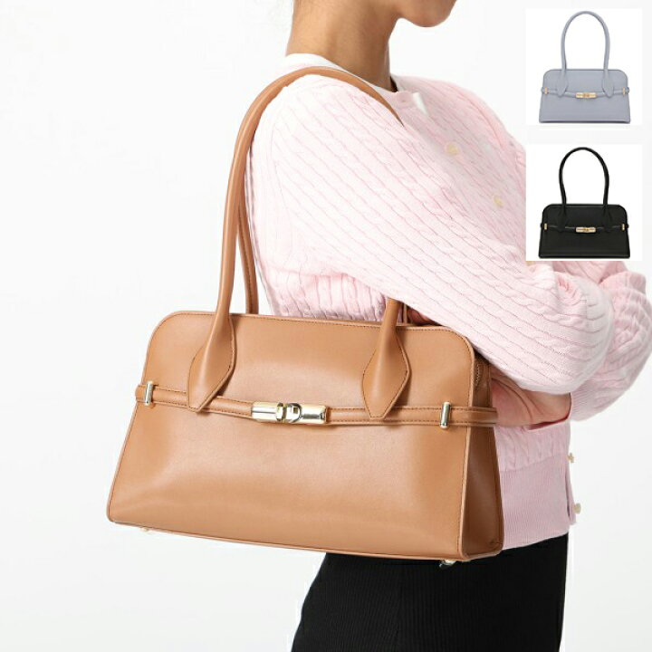 FURLA フルラ 2way サッチェル ショルダートートバッグ 定価6万円 楽天  