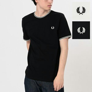�t���b�h�y���[ T�V���c �J�b�g�\�[ �c�C�� �e�B�b�vT�V���c �N���[�l�b�N �����Y FRED PERRY M1588 TWIN TIPPED T SHIRT