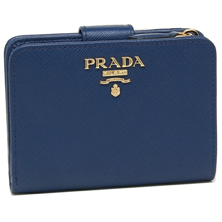 楽天市場】プラダ 二つ折り財布 財布 サフィアーノレディース PRADA 