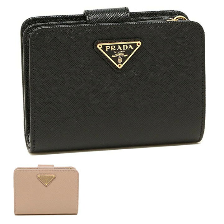 楽天市場】プラダ 二つ折り財布 財布 サフィアーノレディース PRADA  