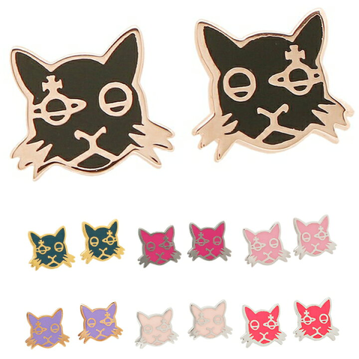 楽天市場】ヴィヴィアンウエストウッド ピアス アクセサリー キャット 