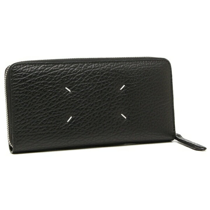 メゾンマルジェラ 4ステッチ 長財布 ラウンドジップ ブラック Maison Margiela(メゾンマルジェラ) / 長財布/4 マルジェラ　長財布