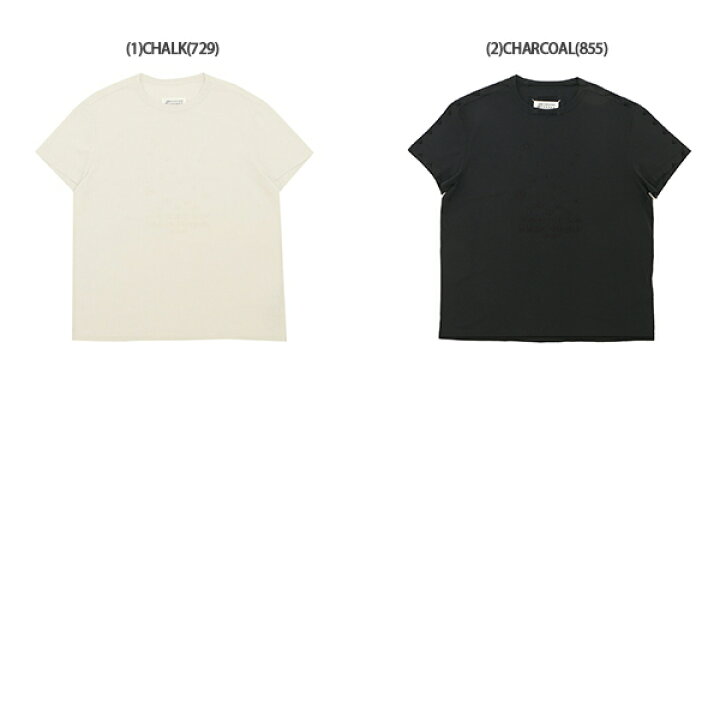 楽天市場】メゾンマルジェラ Tシャツ 半袖 4ステッチ ロゴ刺繍 メンズ 