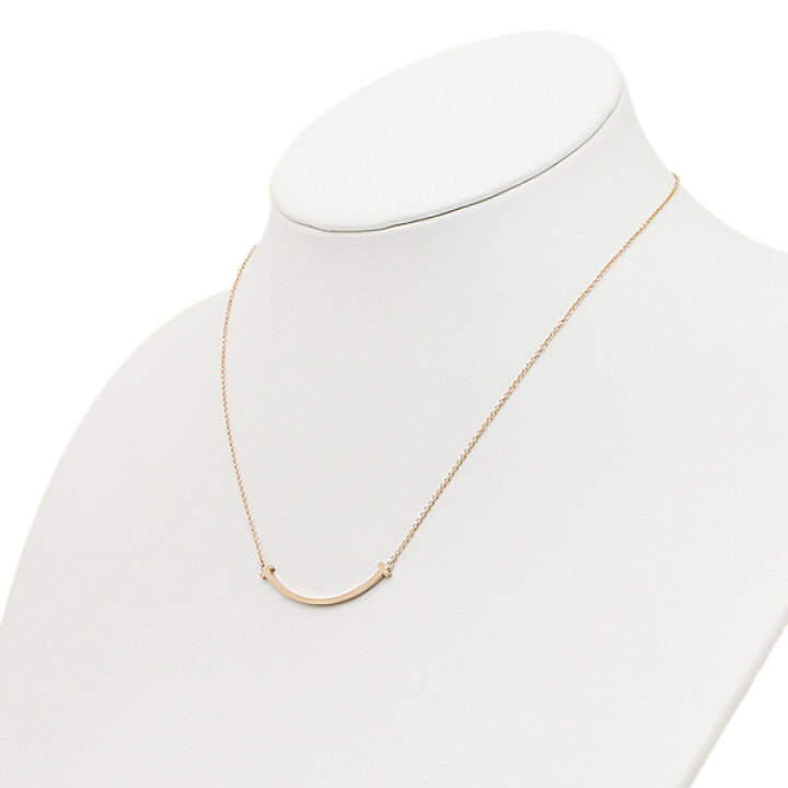 楽天市場 返品ok ティファニー ネックレス アクセサリー Tiffany Co Tスマイル スモール 18k ペンダント ローズ ゴールド Axes アクセス 楽天市場店