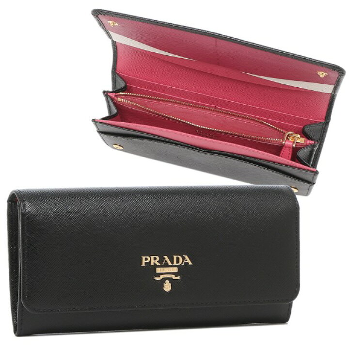 楽天市場】プラダ 長財布 サフィアーノマルチカラー レディース PRADA  