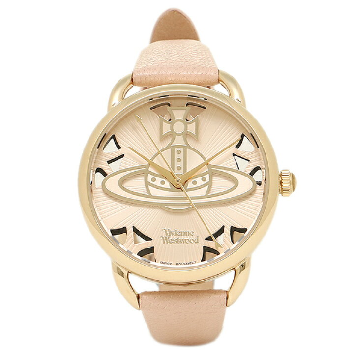 楽天市場 返品ok ヴィヴィアンウエストウッド レディース腕時計 Vivienne Westwood Vv163bgpk ベージュ ゴールド ピンク Axes アクセス 楽天市場店