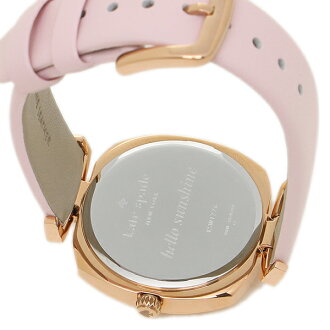 凯特黑桃手表kate spade ksw1226黄金女士棕色白