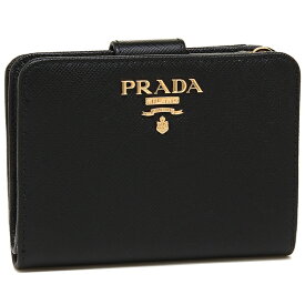 プラダ 財布 二つ折り財布 サフィアーノ ブラック レディース PRADA 1ML018 QWA F0002 一粒万倍日