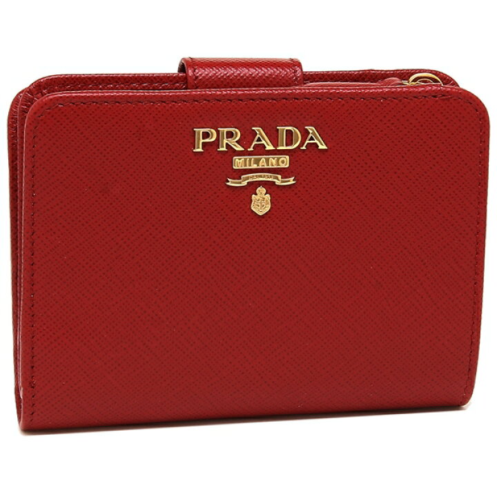 楽天市場】プラダ 二つ折り財布 財布 サフィアーノレディース PRADA  